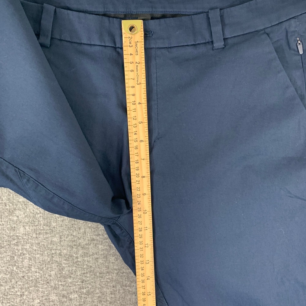 Lululemon ABC Pants Men 33x31 Navy Blue Chino Trousers Performance Warpstreme - Picture 8 of 12